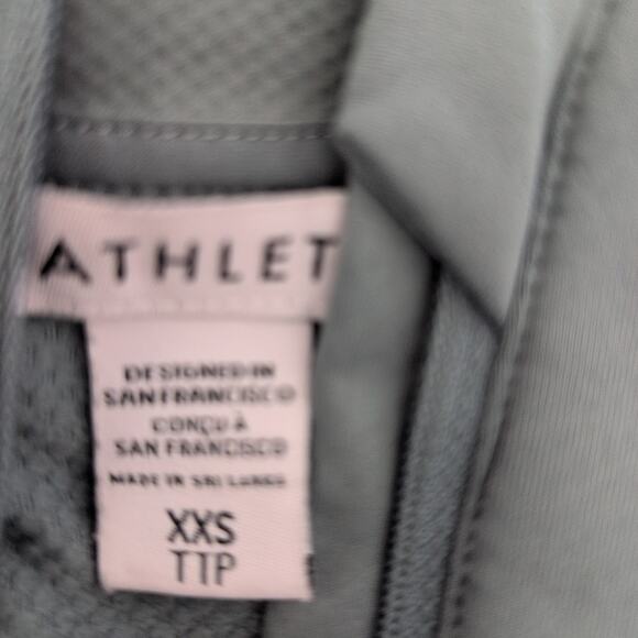 Athleta Whistler Half Zip Long Sleeve XXS - Blue Mint Athletic Running Workout - Picture 4 of 10